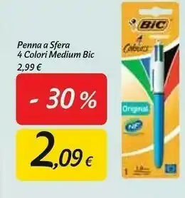 Carrefour Market Bic Penna A Sfera 4 Colori Pro offerta