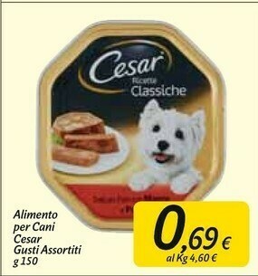 Carrefour Market Cesar Alimento Per Cani offerta