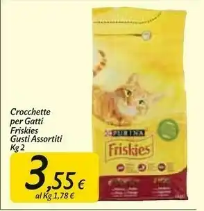 Carrefour Market Friskies Crocchette Per Gatti offerta
