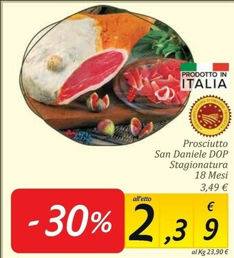 Carrefour Market Prosciutto San Daniele Dop offerta