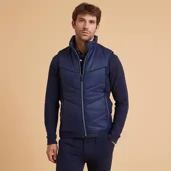 Gilet equitazione 500 uomo blu