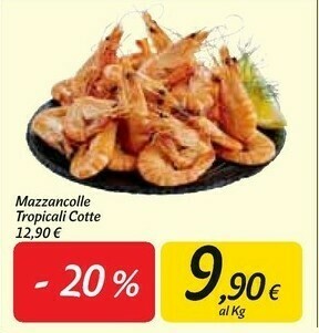 Carrefour Market Mazzancolle Tropicali Cotte offerta