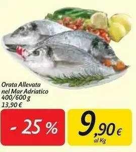 Carrefour Market Orata Allevata Nel Mar Adriatico 400 G offerta