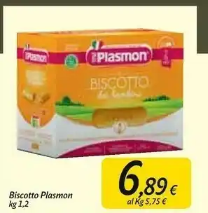 Carrefour Market Plasmon Biscotto Dei Bambini 1200g offerta