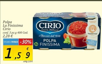 Carrefour Market Cirio La Finissima Polpa offerta
