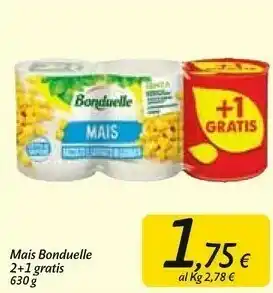 Carrefour Market Bonduelle Mais 630g offerta