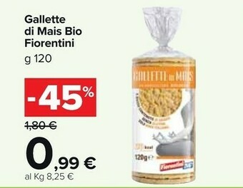 Carrefour Market Fiorentini Gallette Di Mais Bio offerta