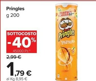 Pringles Sour Cream & Onion 200 G(ml)