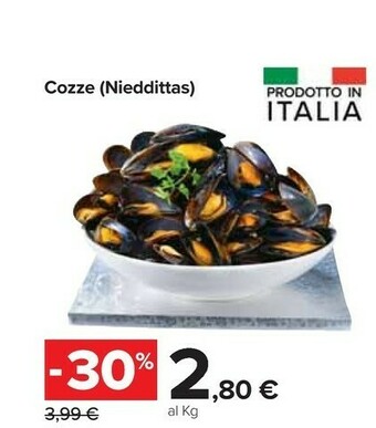 Carrefour Market Cozze Nieddittas offerta