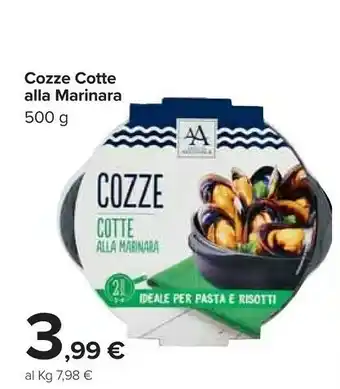 Carrefour Market Cozze Cotte Alle Marinara offerta