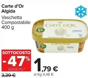 Carrefour Market Algida Carte D'or offerta