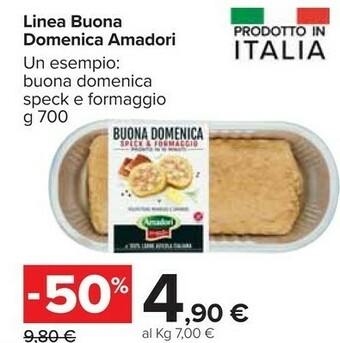 Carrefour Market Amadori Linea Buona Domenica offerta