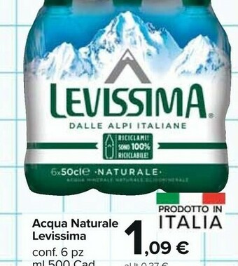 Carrefour Market Levissima Acqua Naturale offerta