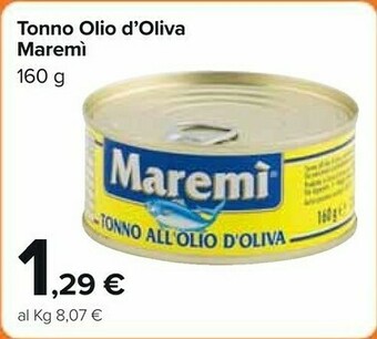 Carrefour Market Maremi Tonno Olio D'oliva offerta