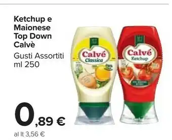 Calve Ketchup E Maionese Top Down