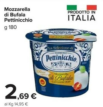 Carrefour Market Pettinicchio Mozzarella Di Bufala offerta