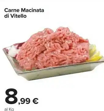 Carrefour Market Carne Macinato Di Vitello offerta