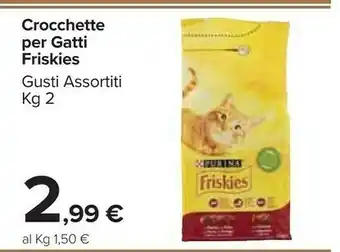 Carrefour Market Purina Crocchette Per Gatti Frisikes offerta