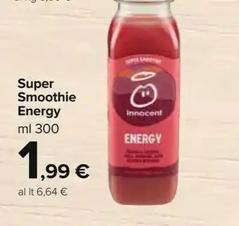 Carrefour Market Energy Super Smoothie 300 Ml offerta