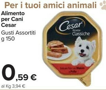 Carrefour Market Cesar Alimento Per Cani offerta