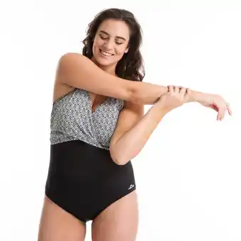 Costume intero donna acquagym lori nero