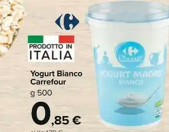 Carrefour Market Carrefour - Yogurt Bianco Magro 500 G(ml) offerta