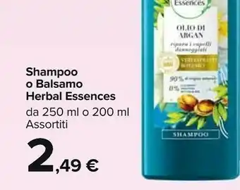 Carrefour Herbal Essences Shampoo O Balsamo offerta