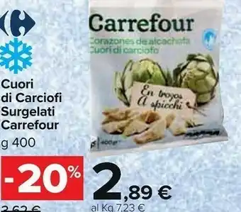 Carrefour Cuori Di Carciofi offerta