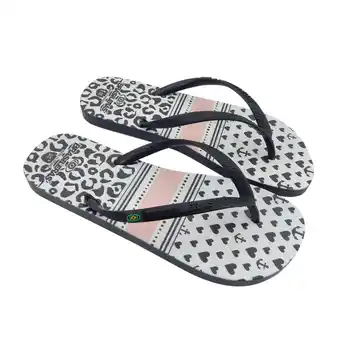 Decathlon Infradito da spiaggia per bambini brasileras suola in gomma nera offerta
