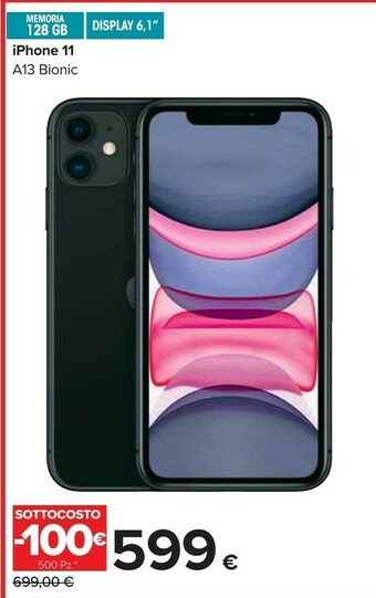 Carrefour Apple Iphone 11 A13 Bionic offerta
