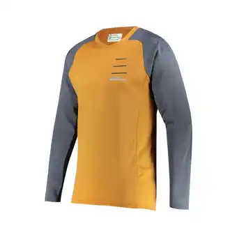 Decathlon Maglia ciclismo uomo mtb 5.0 all-mountain giallo offerta