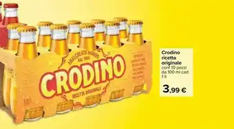 Carrefour Crodino Ricetta Originale offerta