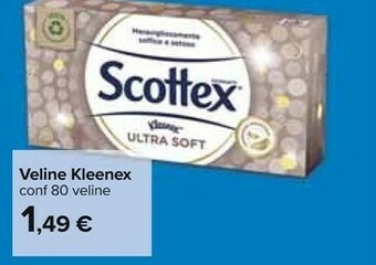 Carrefour Scottex Veline Kleenex offerta