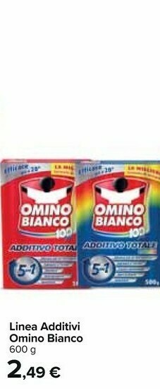 Carrefour Omino Bianco Linea Additivi offerta