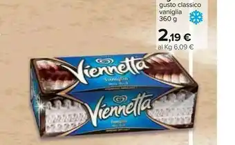 Carrefour Algida Viennetta L'Originale Vaniglia 360 G(ml) offerta