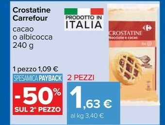 Carrefour Carrefour Crostatine offerta