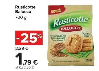 Carrefour Balocco Rusticotte offerta