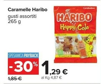 Carrefour Haribo Caramelle offerta