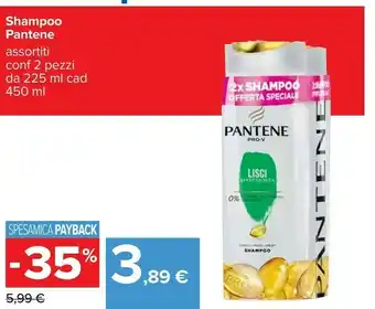 Carrefour Pantene Shampoo Lisci offerta