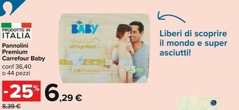 Carrefour Carrefour Pannolini Premium Baby offerta