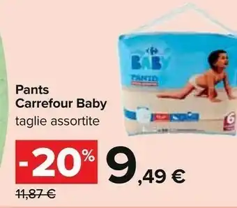Carrefour Carrefour Pants Baby offerta
