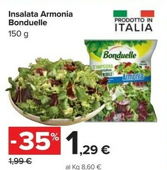 Carrefour Bonduelle Insalata Armonia 150 G(ml) offerta