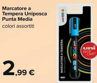 Marcatore A Tempera Uniposca Punta Media