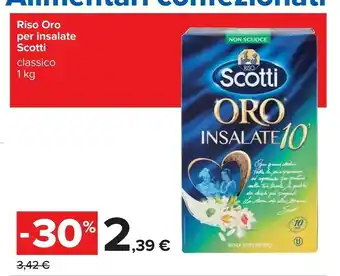 Carrefour Riso Scotti - Riso Oro Per Insalate 1000 G(ml) offerta