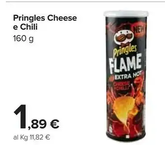 Carrefour Pringles Cheese E Chili offerta