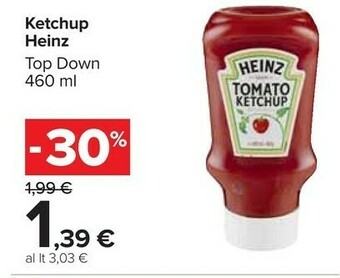 Carrefour Heinz Tomato Ketchup 460 G(ml) offerta