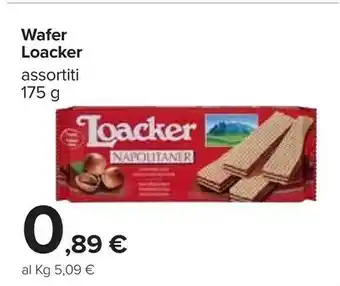 Carrefour Loacker Napolitaner offerta