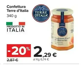 Carrefour Terre D'Italia - Confettura Extra Di Albicocche Della Campania offerta