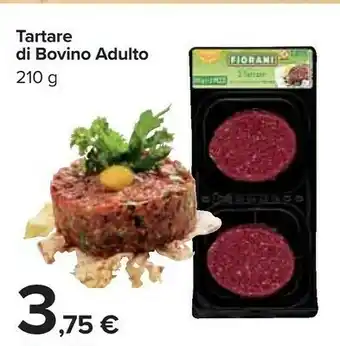 Carrefour Fiorani Tartare Di Bovino Adulto offerta