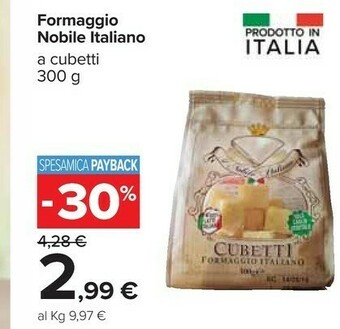 Carrefour Formaggio Nobile Italiano offerta